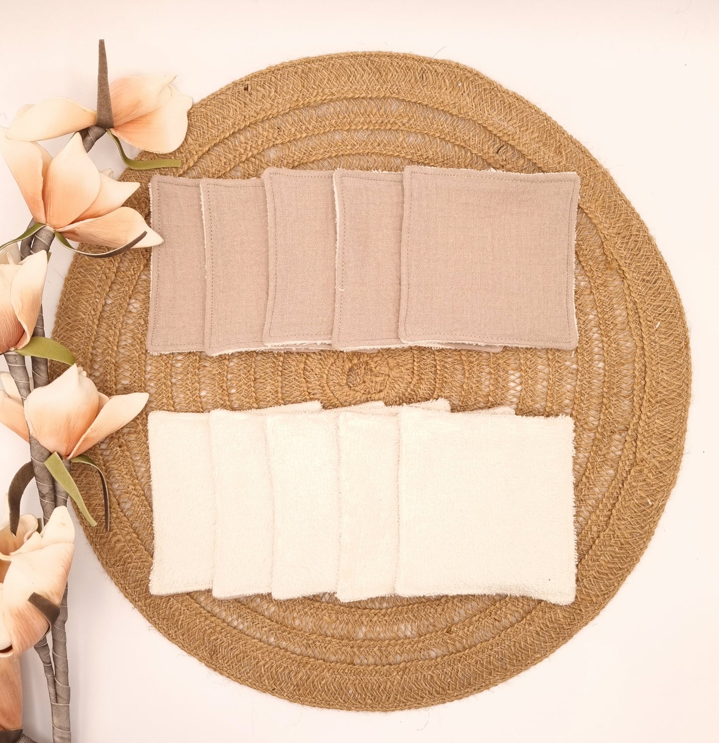 Lingettes lavables x 10
